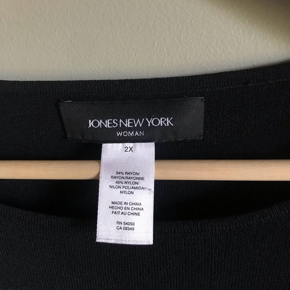 Black Knit Plus Size Tank - Picture 2 of 5